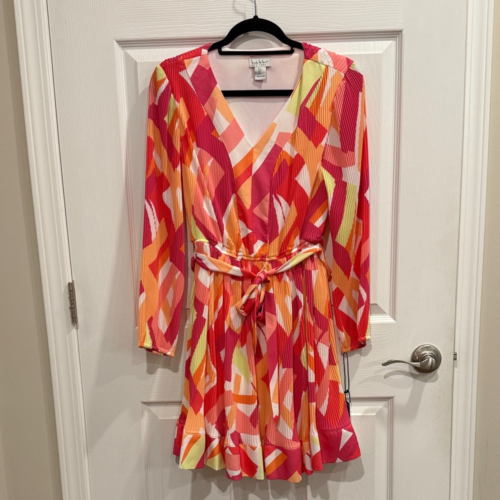 Nicole Miller Geometric Mini Dress